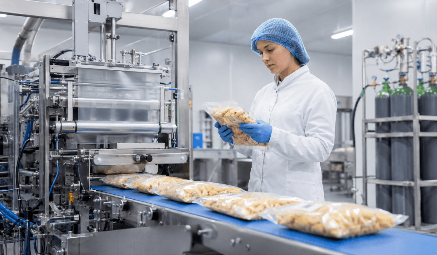 Nitrogênio na indústria de alimentos e bebidas: aplicações e benefícios